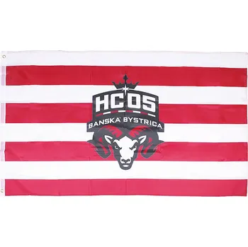 Vlajka Vlajka HC 05 Banská Bystrica 150x90cm (Vlajka týmu HC 05 BB s logem)