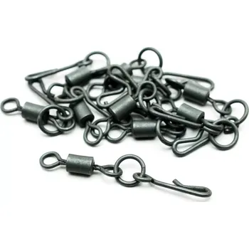 Garda obratlíky, kroužky - Obratlík č.8 s kroužkem a rychlov. klipem 10ks