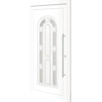 Vchodové dveře Vchodové dveře plastové Florida bílé 110x210 cm pravé