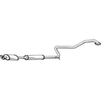 Výfukový systém Střední tlumič výfuku BOSAL 288-577