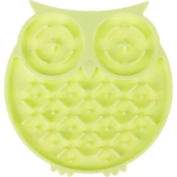 Hračka pro psa TIAKI podložka na oblizování sova - Ø 15 x V 1,2 cm
