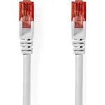 Nedis nestíněný síťový kabel U/UTP CAT6, zástrčka RJ45 - zástrčka RJ45, 15 m, bílá (CCGL85200WT150)