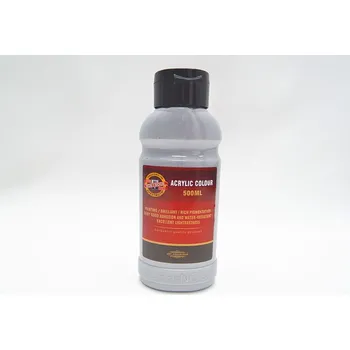 Výtvarná barva KOH-I-NOOR Akrylová barva 1627/0800 stříbrná 500ml