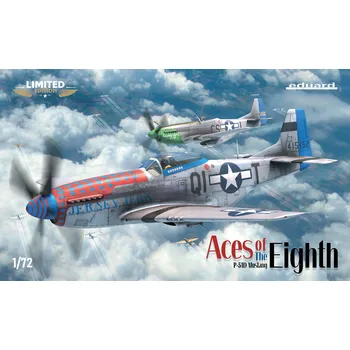 Plastikový model Eduard 1/72 P-51D Aces of The Eighth - dual combo (Limited edition)