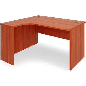 Psací stůl Rohový stůl SimpleOffice 140 x 120 cm, levý, třešeň
