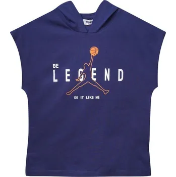 Chlapecké tričko Chlapecké oversize tričko s kapucí Game - navy 152