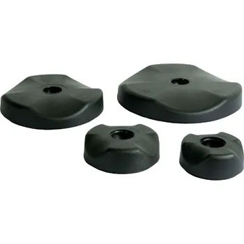 Nýt Báze pro kloubové stavěcí nožičky NB nylonová, průměr 40mm, výška 17mm, GeTech A3NB40