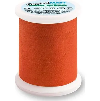 Nit Vyšívací nit PES Madeira Frosted Matt 40 (500m) barva 7778 orange