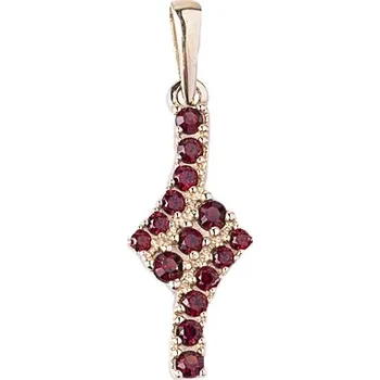 Přívěsek granát - zlatý přívěsek (U4-1141)