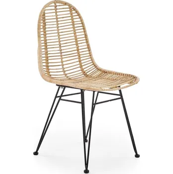 Jídelní židle Jídelní židle Linus, ratan / černá