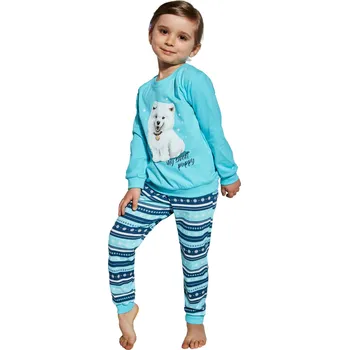 Pánské pyžamo Dívčí pyžamo 594/166 Puppy - CORNETTE světle modrá 92