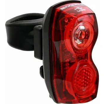 Cyklosvítilna zadní USB blikačka SMART Two Eyes USB - , 1 dioda 0,5W