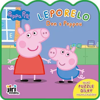 Hračka pro nejmenší Jiri Models Moje první leporelo Prasátko Peppa Den