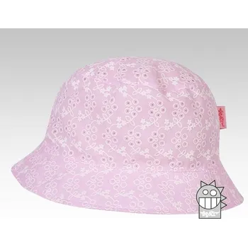 Pokrývka hlavy DRÁČE Klobouček klobouk Hawai 75 lehký letní růžový velikost čepic: 52-54cm (5-7 let, RDX vel.5)