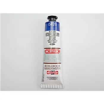 Vodová barva KOH-I-NOOR Akrylová barva 162718 / 0420 tmavě modrá 40ml