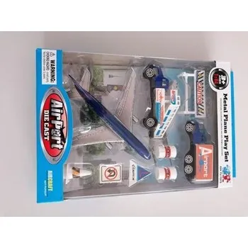 Figurka MAC TOYS Kovová sada letiště