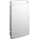 101522 Rozvodnice plastová PNF 36W, bílé dveře, montáž pod omítku, IP40, 3 řady, 3x12M, Noark