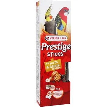 Krmivo pro ptáka Versele Laga VL Prestige Sticks Big Parakeets Nuts&Raisin 2x70g