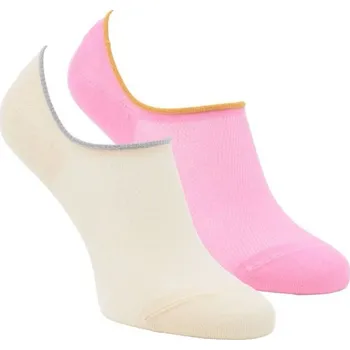 Dámské ponožky Dámské letní neviditelné sneaker ponožky Zdravé ponožky 39-42 béžová / růžová