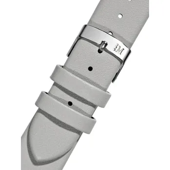 Řemínek na hodinky Kožený řemínek Morellato Micra Evoque 5126875.094 M, šedý - 8 mm
