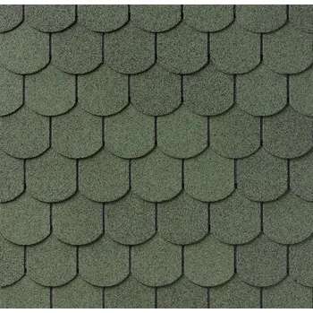 asfaltová šindel IKO Superglass Biber NewColor 03 amazon green