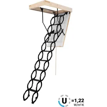 Schodiště Půdní schody OMAN LONG FLEX TERMO 130X60