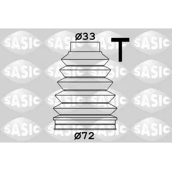 Sada měchů, hnací hřídel, , SASIC, 1906137