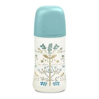 Kojenecká láhev Suavinex Gold Kojenecká láhev 270 ml fyziologický průtok M modrá