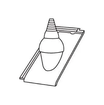 betonová krytina Bramac Turmalín engoba průchozí taška pro anténu měděný