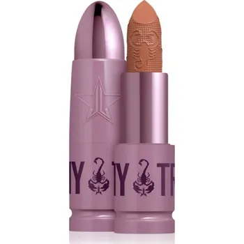 Přípravek na rty Jeffree Star Cosmetics Scorpio Shiny Trap Lipstick vysoce pigmentovaná krémová rtěnka odstín Pomeranian Kiss 3 g