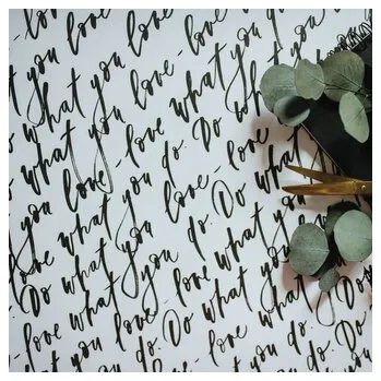 Balící papír Balicí papír Písmo světlý - 5 ks