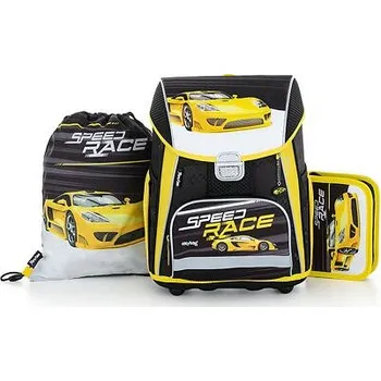 Školní batoh Set 3dílný PREMIUM - auto