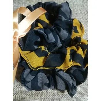 Gumička scrunchie do vlasů sada 3 ks vzor č.2