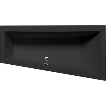 Vana ANDRA R asymetrická vana 180x90x45cm, černá mat