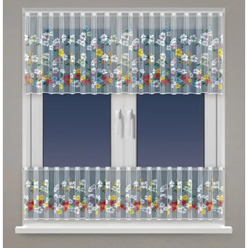 Vitrážová záclona Prado (SH7) 100 x 40 cm