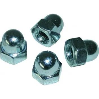 Matice Klobouková matice M6 - Pozink/stříbrná, M6