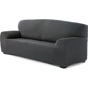 Napínací potah Forbyt Potah multielastický dezén MARTIN tmavě šedý Velikost: dvojkřeslo 140 x 180 cm