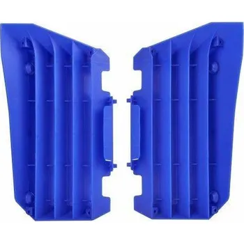 POLISPORT kryt chladiče (krátký - komplet) YAMAHA YZF250/450 14-18 WRF250/450 16-19, barva modrá YAMAHA YZ250F rok 14-18