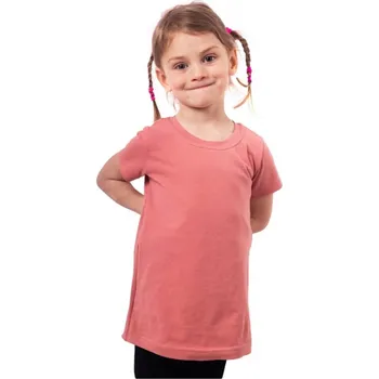 Chlapecké tričko Dívčí tričko, krátký rukáv, starorůžové 128