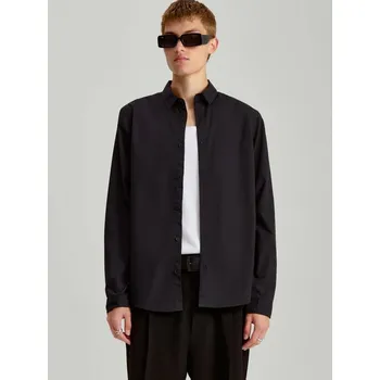 Pánská košile Košile slim fit - M - House - černá - 551BX-99X