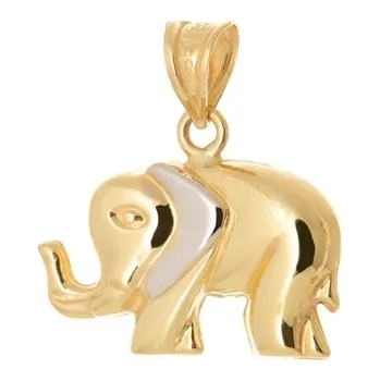 Přívěsek Přívěšek slon ze žlutého zlata ZZ1169F + Dárek zdarma