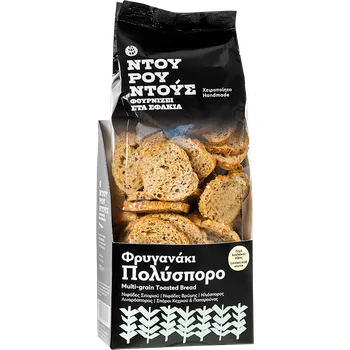 Čokoláda Ntourountous Bakery Krétské suchary se semínky ze Sfakie 180g NTOUROUNTOUS