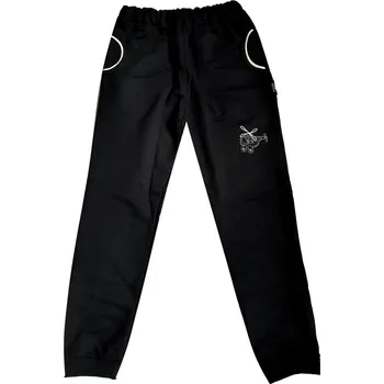 Betty Mode (ušito v ČR) Chlapecké tepláky bavlněné černé vrtulník