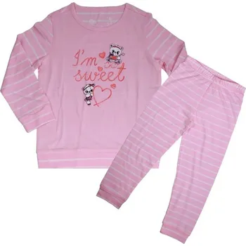 Dívčí pyžamo Dívčí pyžamo Wolf S2052B růžové