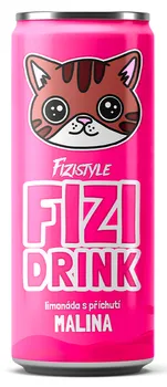 Limonáda Fizistyle Fizidrink malina 250 ml