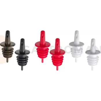 Trekingová hůl Nalévátko barmanské - sada 3 barev - 6 ks, 2 černé, 2 bílé, 2 červené | BAR UP, 599440