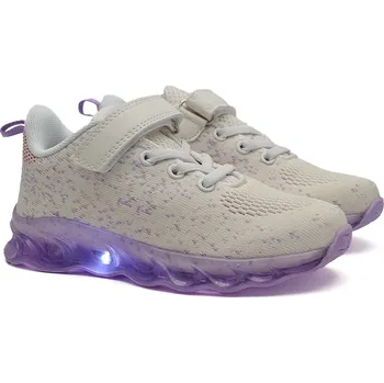 Chlapecké polobotky Dívčí blikací boty American Club 188/24 bílé Velikost: 32