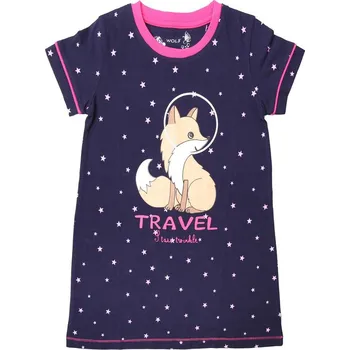 Dívčí noční košile Wolf S2383 tmavě modrá