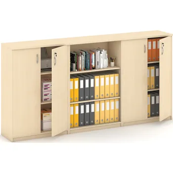 Kancelářská sestava Sestava skříní MIRELLI, Typ III - bříza