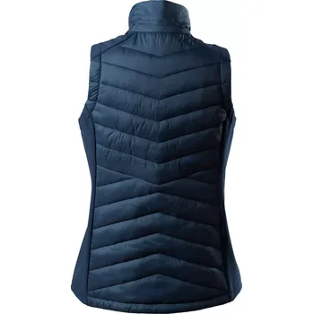 Dámská vesta MALFINI Vesta hybridní dámská zateplená CROSS 558, barva námořní modrá 02 vel. L